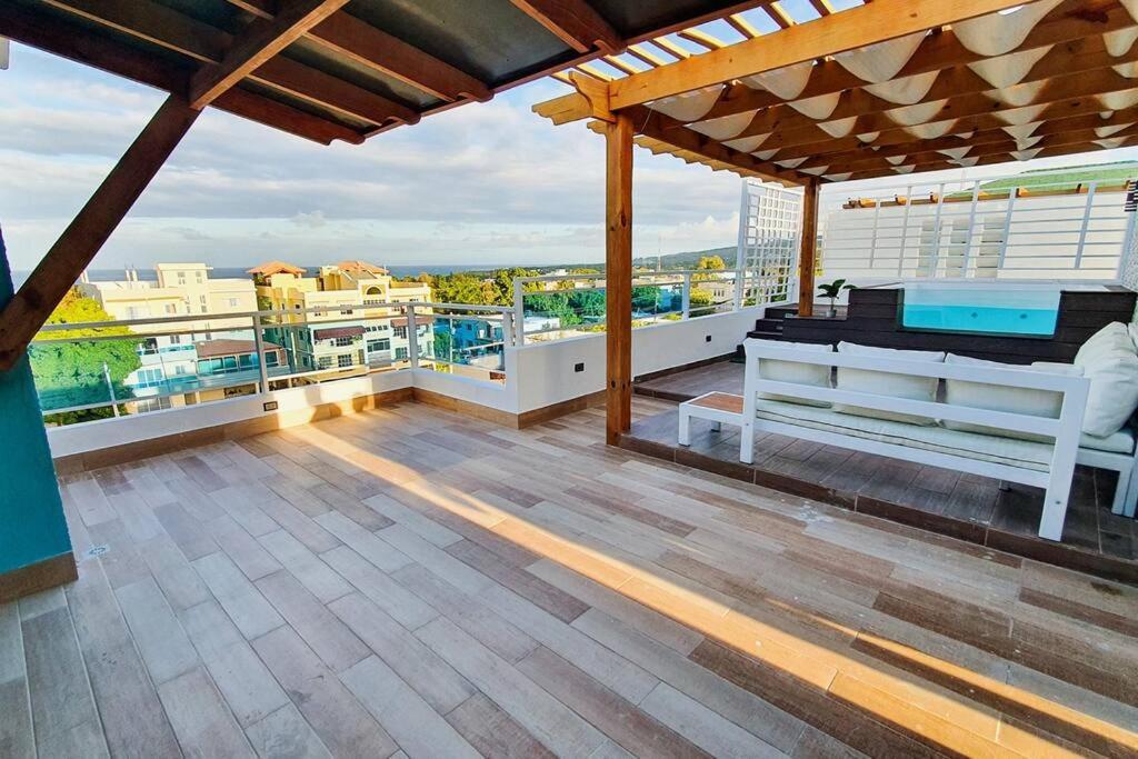 Apart. bbq, jacuzzi y vista al mar, 4Hb/AC. Apartman Barahona Kültér fotó