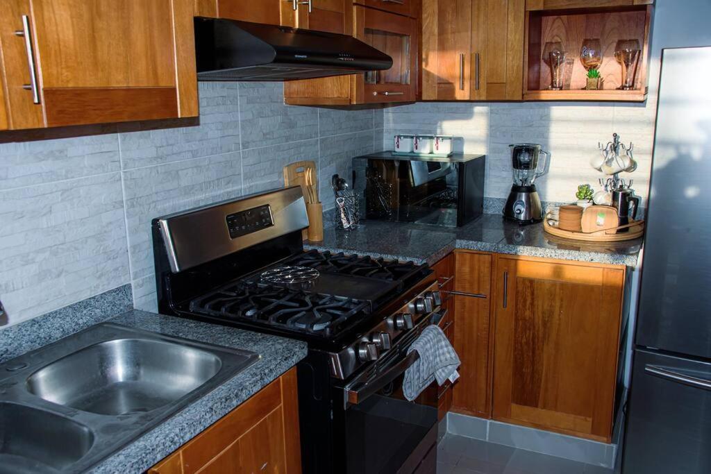 Apart. bbq, jacuzzi y vista al mar, 4Hb/AC. Apartman Barahona Kültér fotó